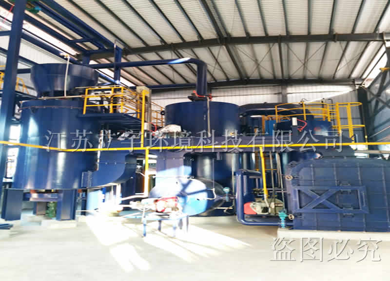 Treatment of waste containing platinum, rhodium, gold and palladium